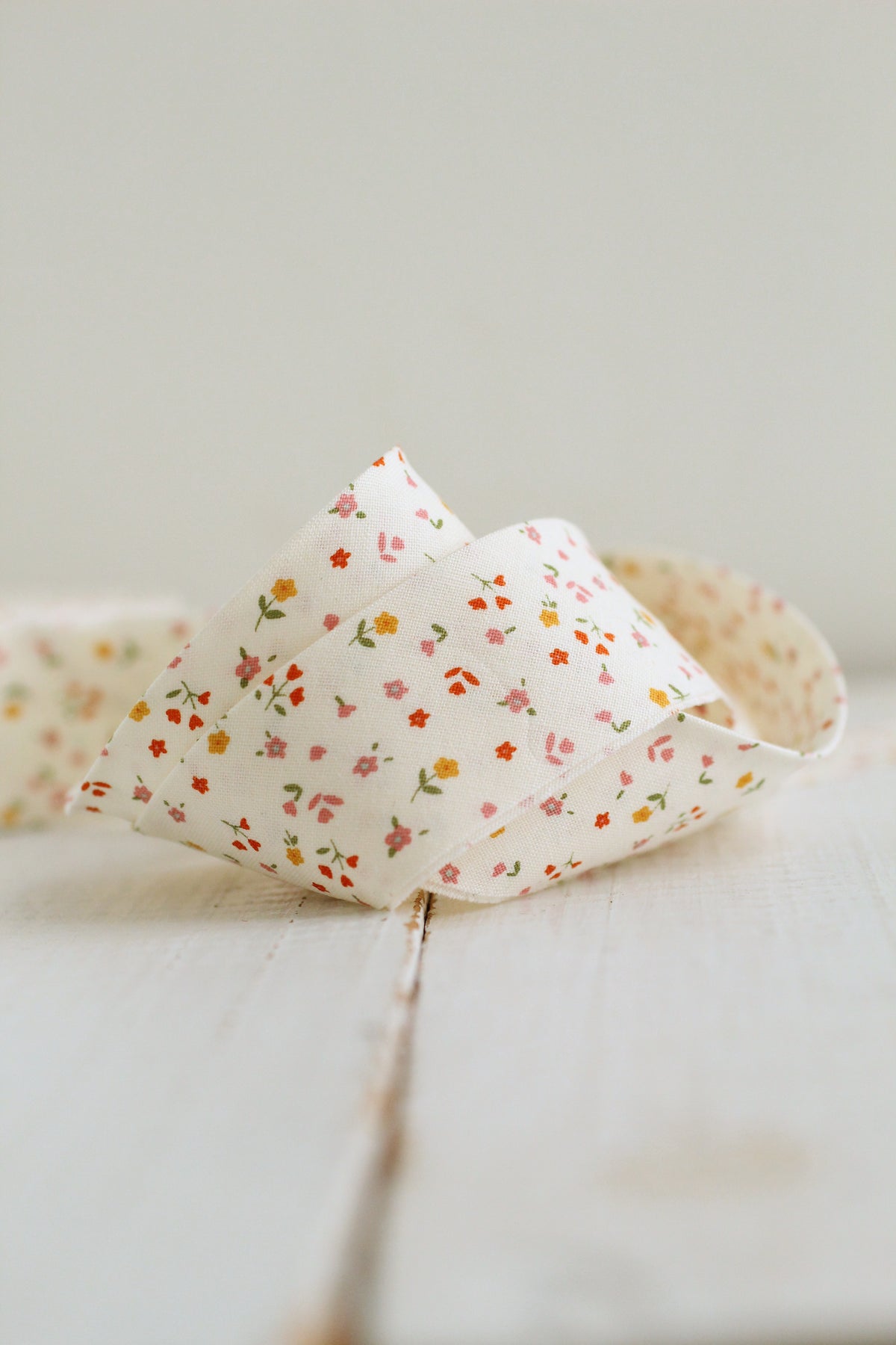Vintage White Ditsy Floral