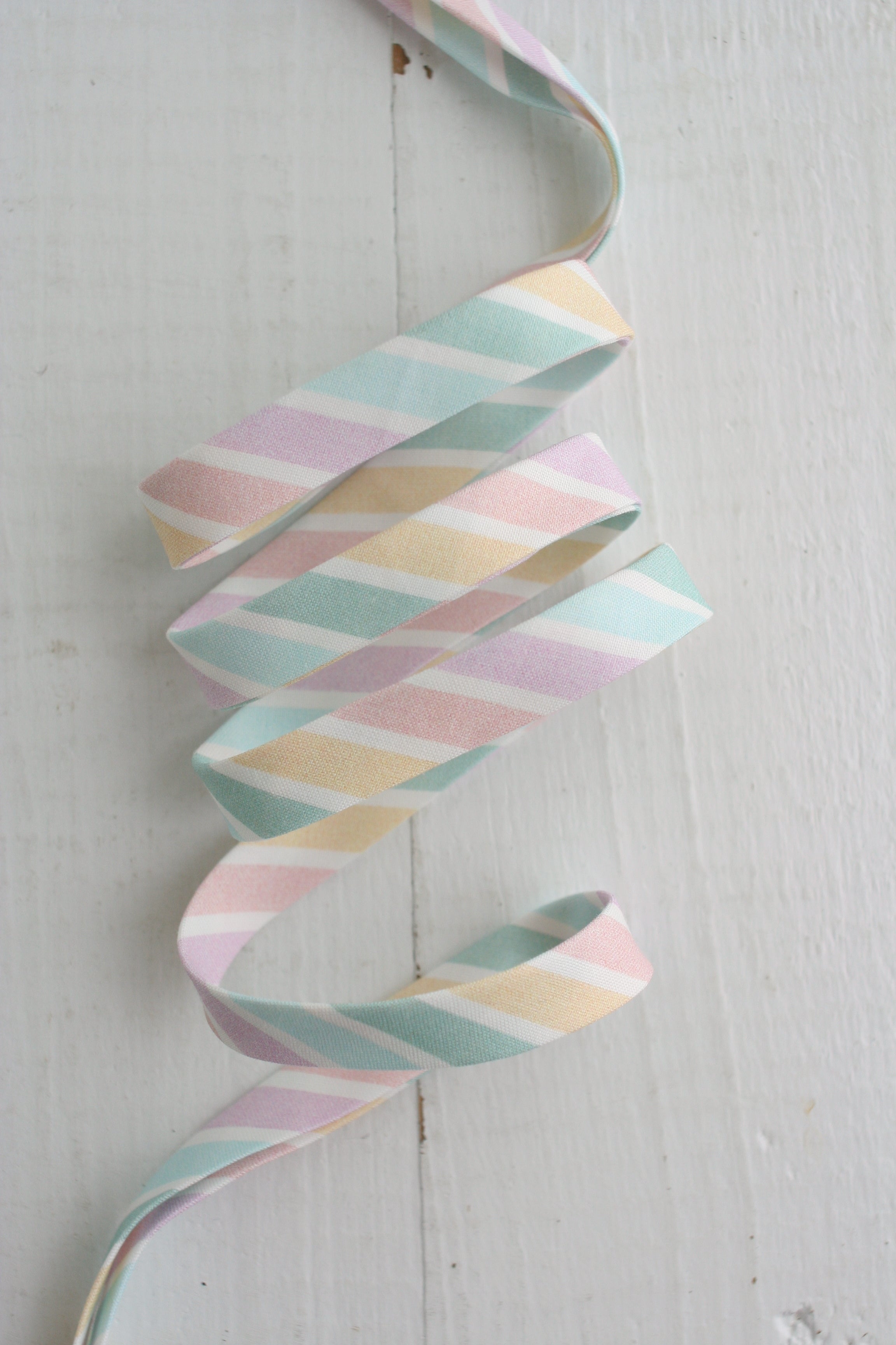 SALE Pastel Rainbow Stripe 6 Yards