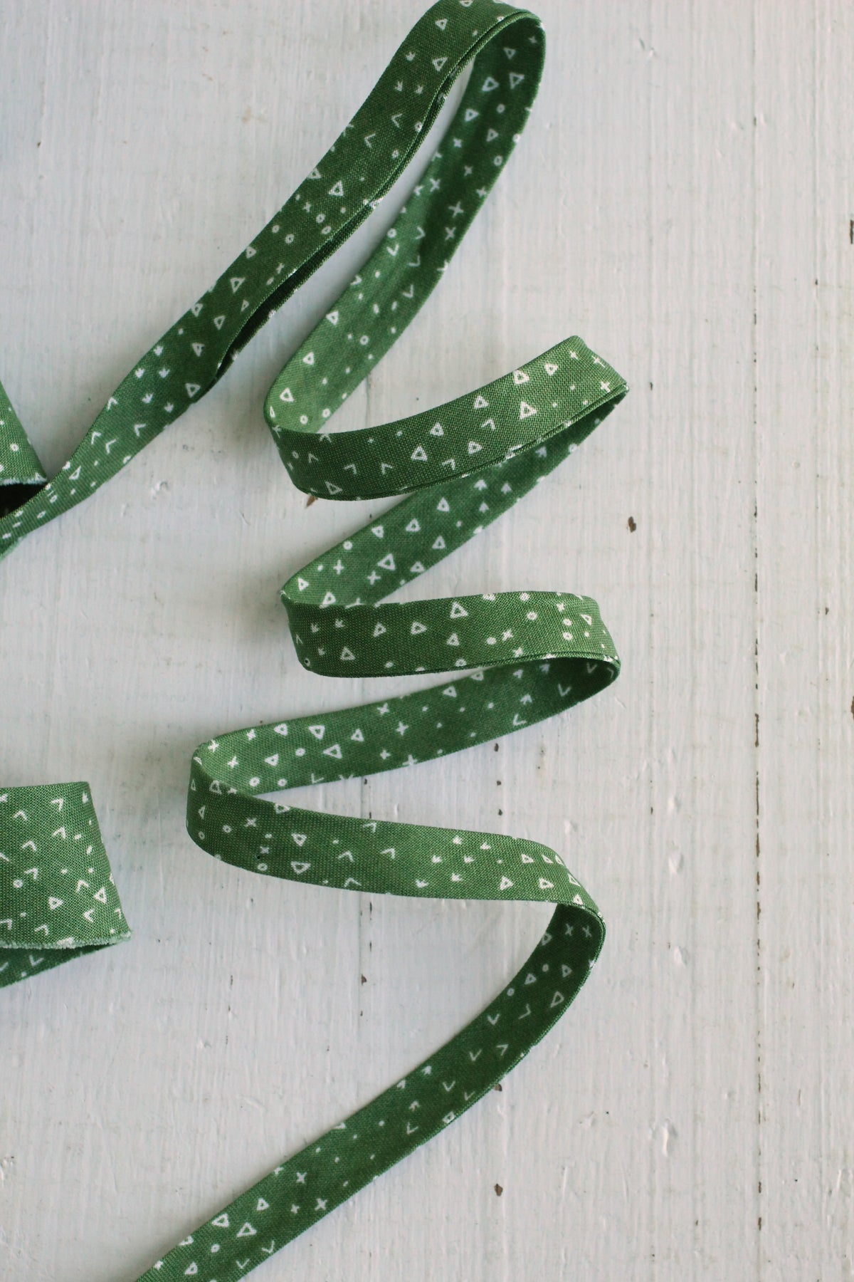 Terrain Green Bias Tape & Bias Quilt Binding