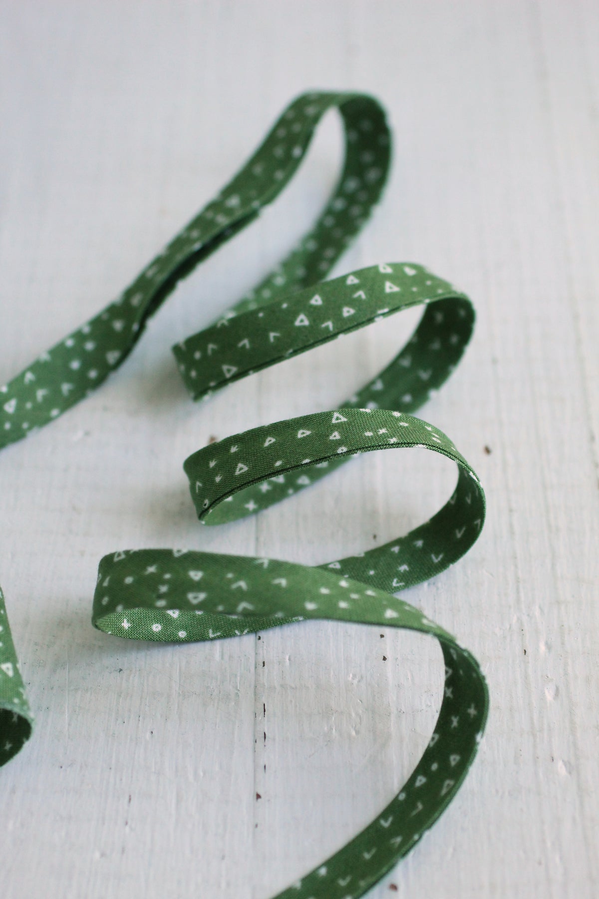 Terrain Green Bias Tape & Bias Quilt Binding