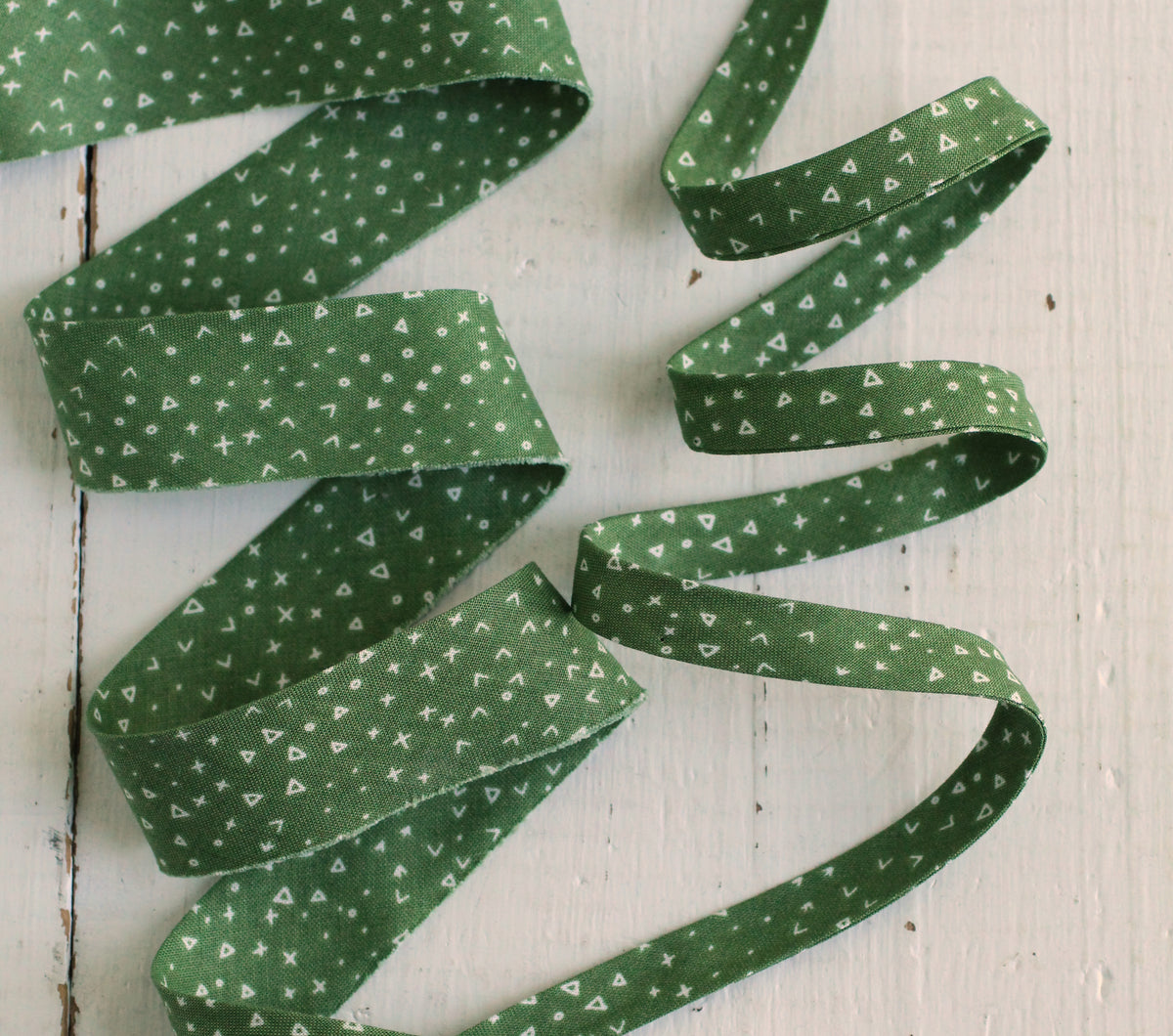 Terrain Green Bias Tape & Bias Quilt Binding