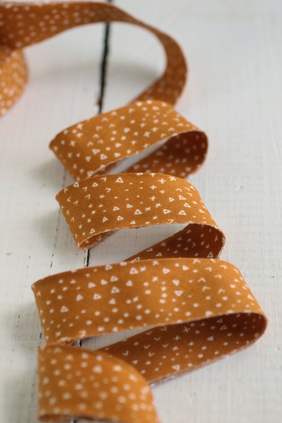 Terrain Orange Bias Tape & Bias Quilt Binding