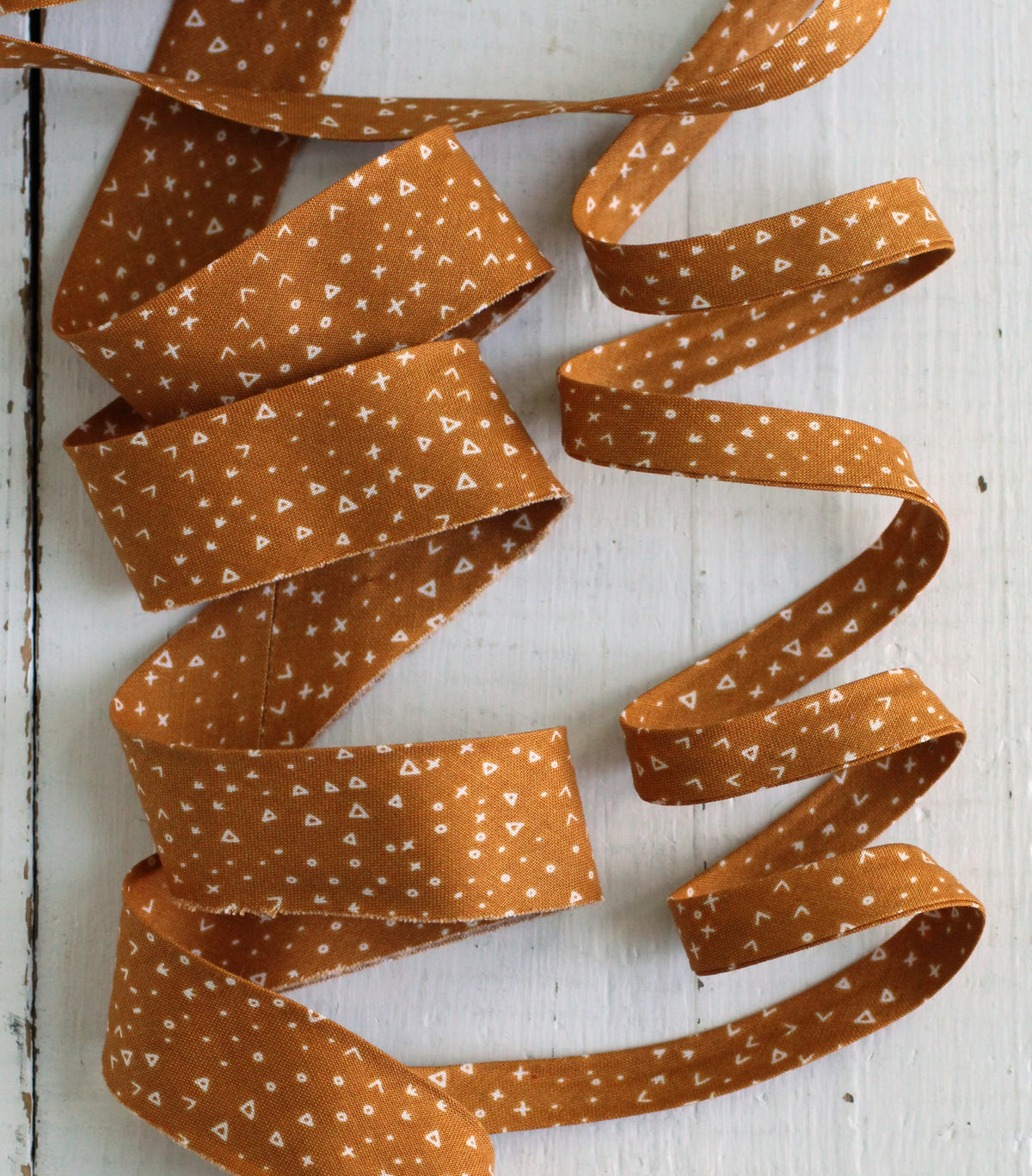 Terrain Orange Bias Tape & Bias Quilt Binding