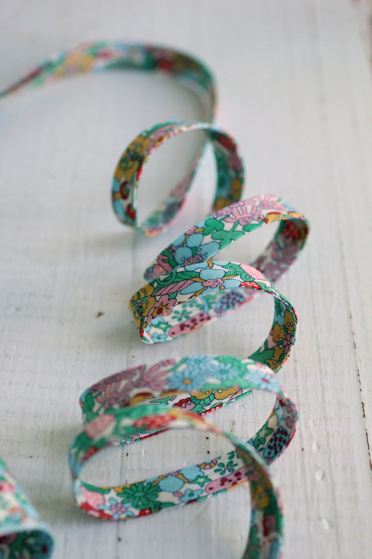Liberty Forrest B Bias Tape & Quilt Binding, 100% Cotton