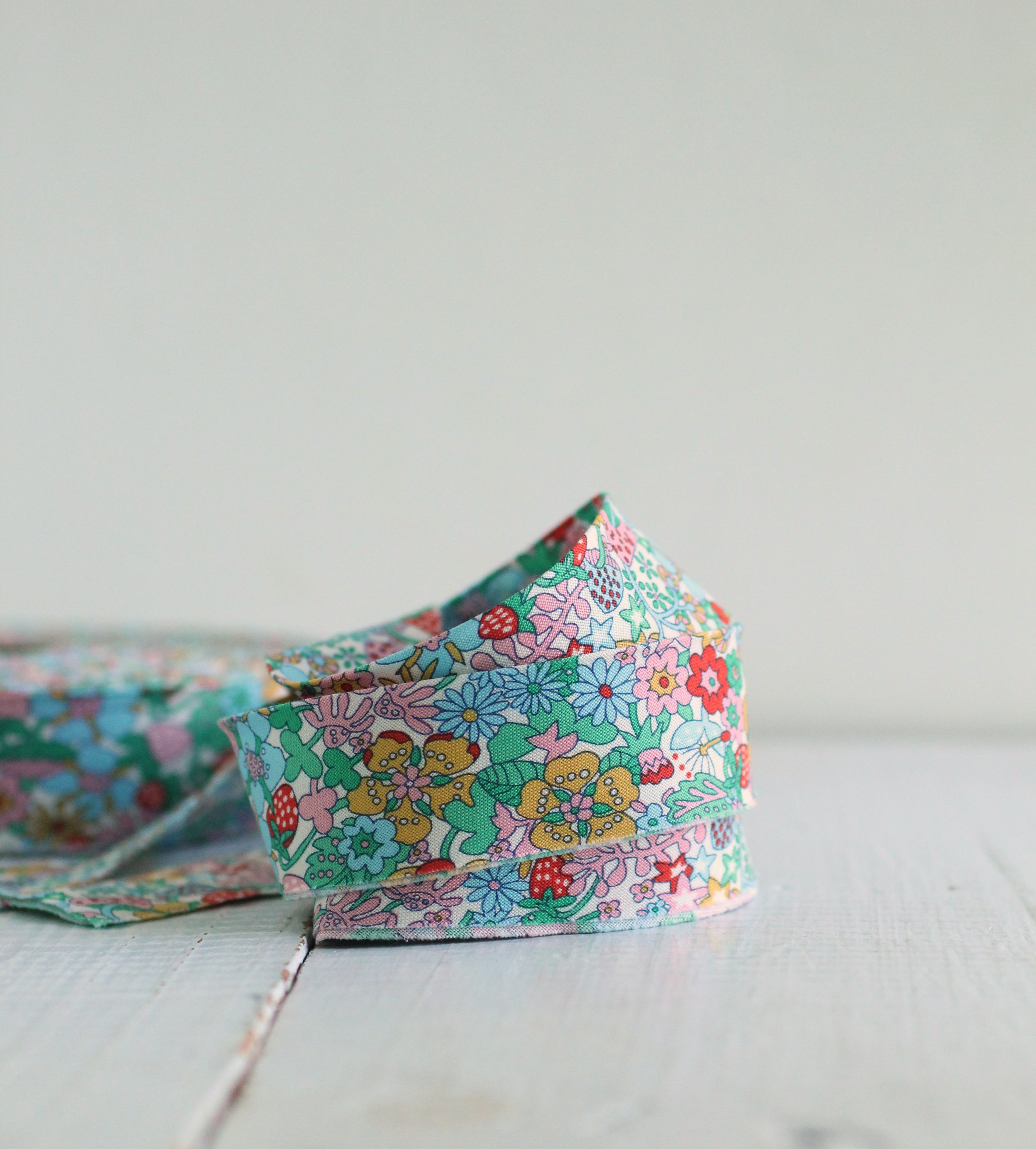 Liberty Forrest B Bias Tape & Quilt Binding, 100% Cotton