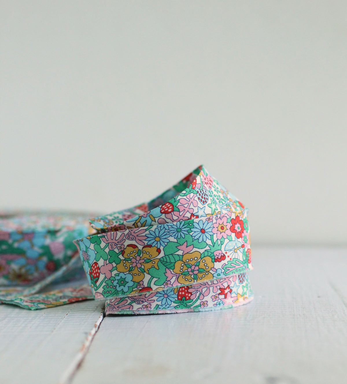 Liberty Forrest B Bias Tape & Quilt Binding, 100% Cotton