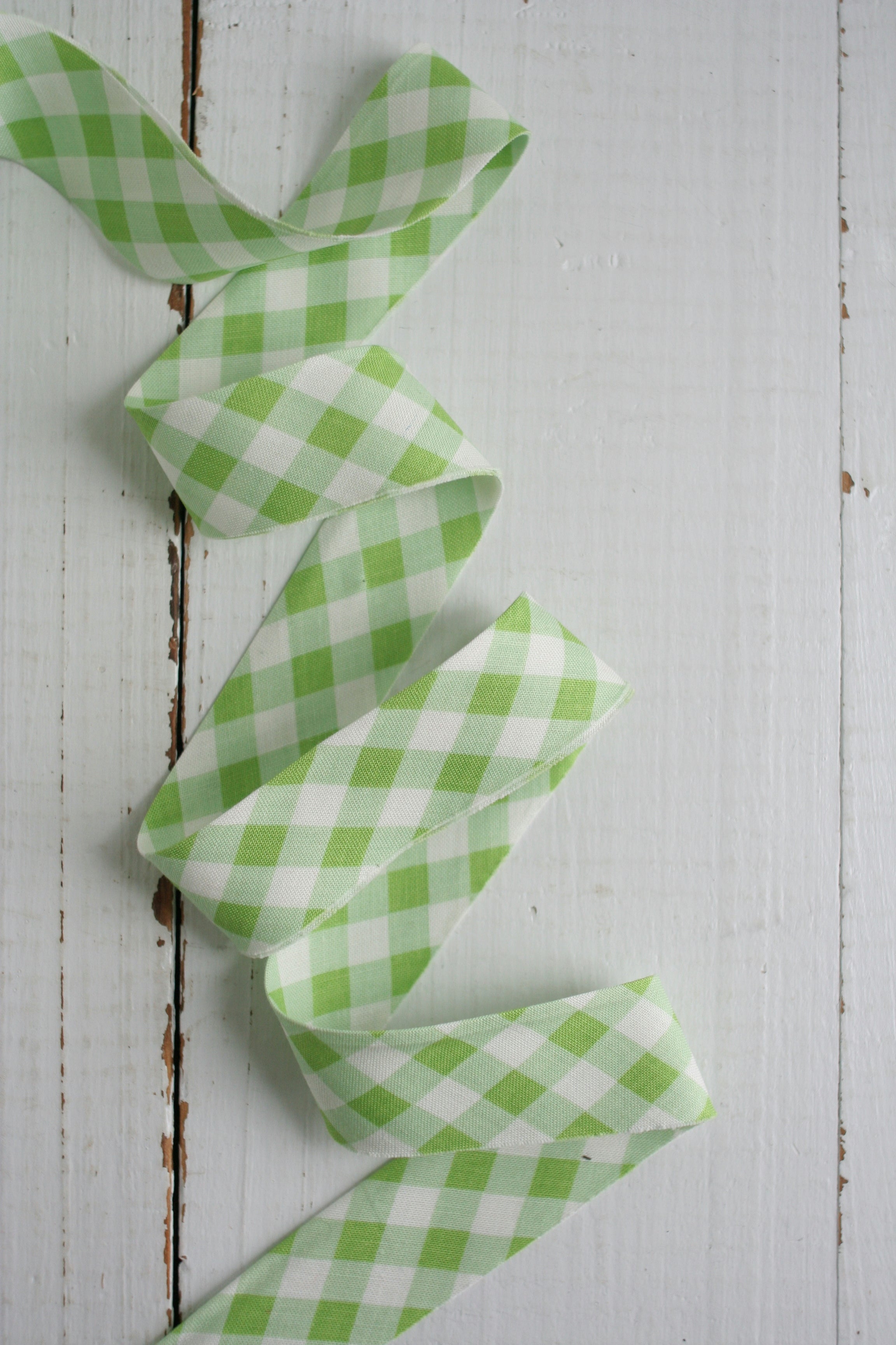 SALE Summer Green Gingham
