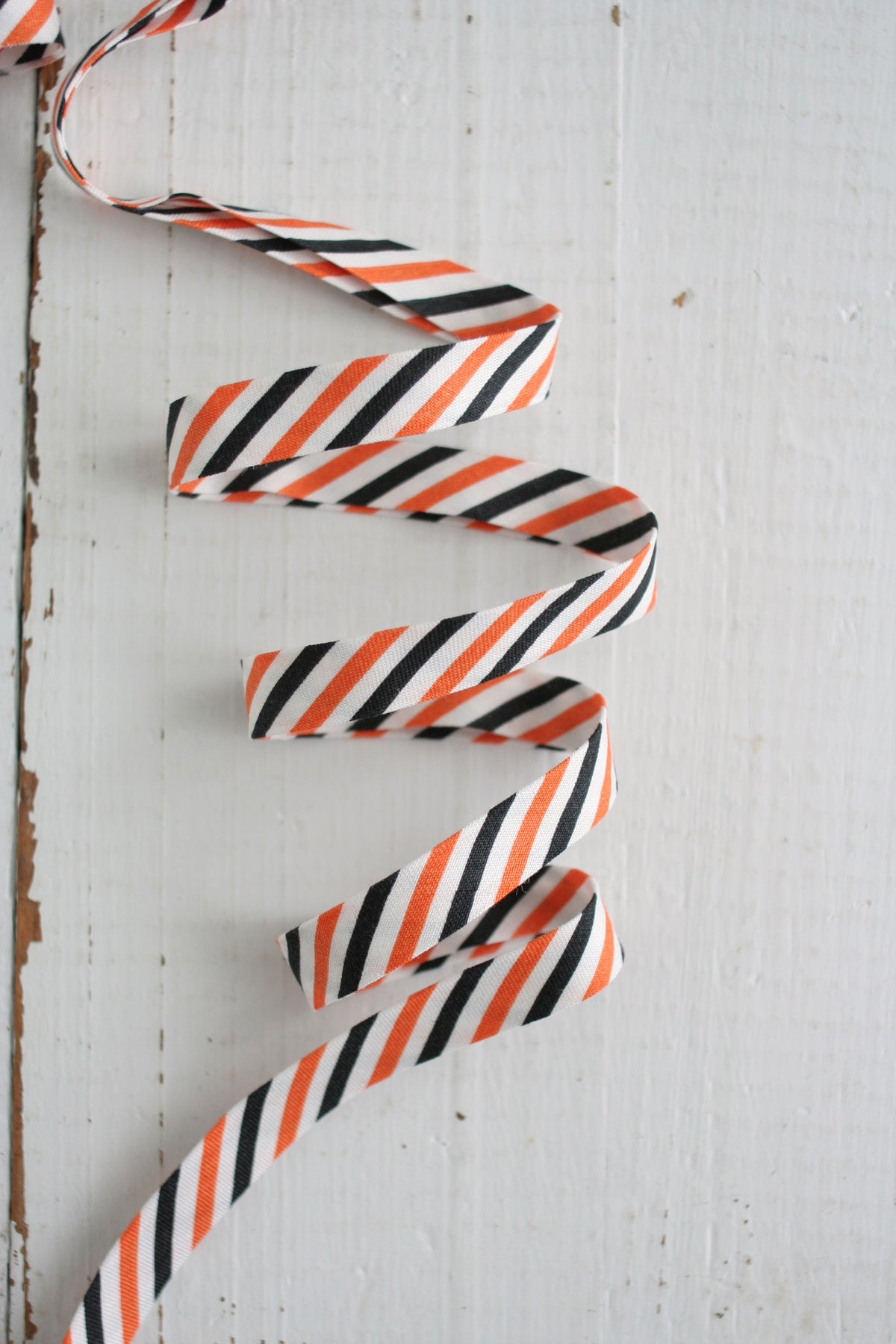 Halloween Stripe  - 1/2" Double Fold Bias Tape