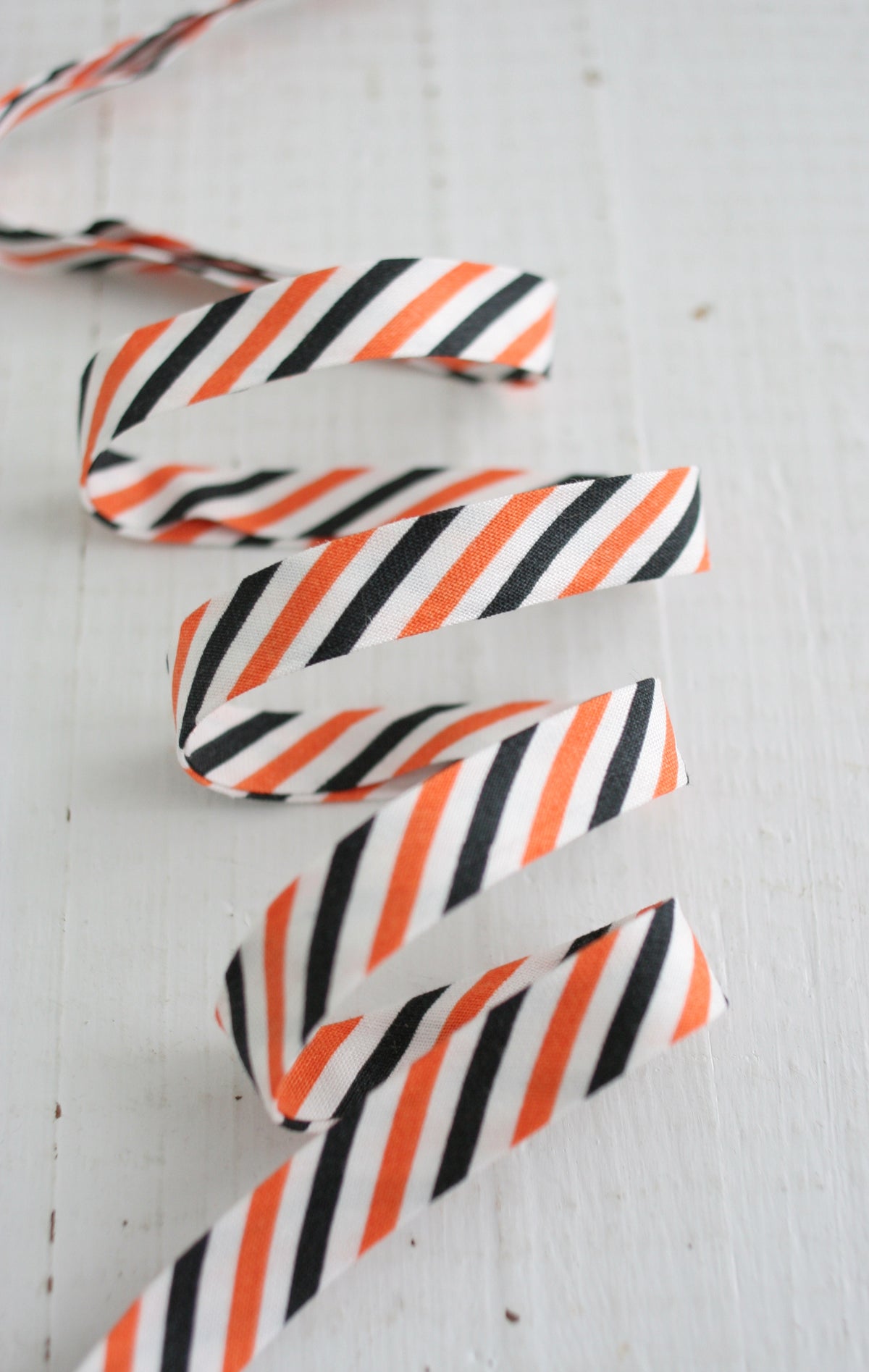 Halloween Stripe  - 1/2" Double Fold Bias Tape