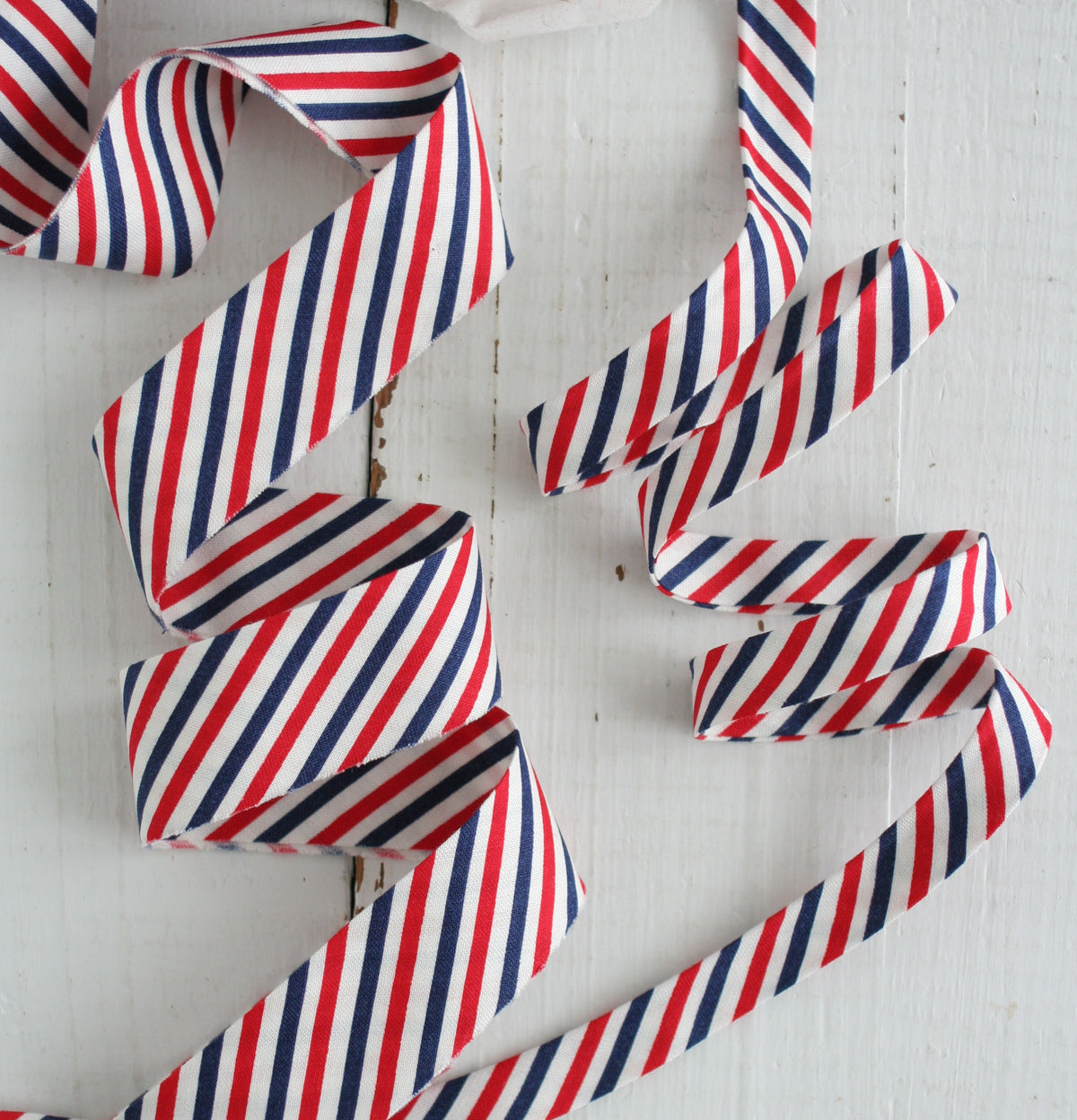 Navy &amp; Red Stripe