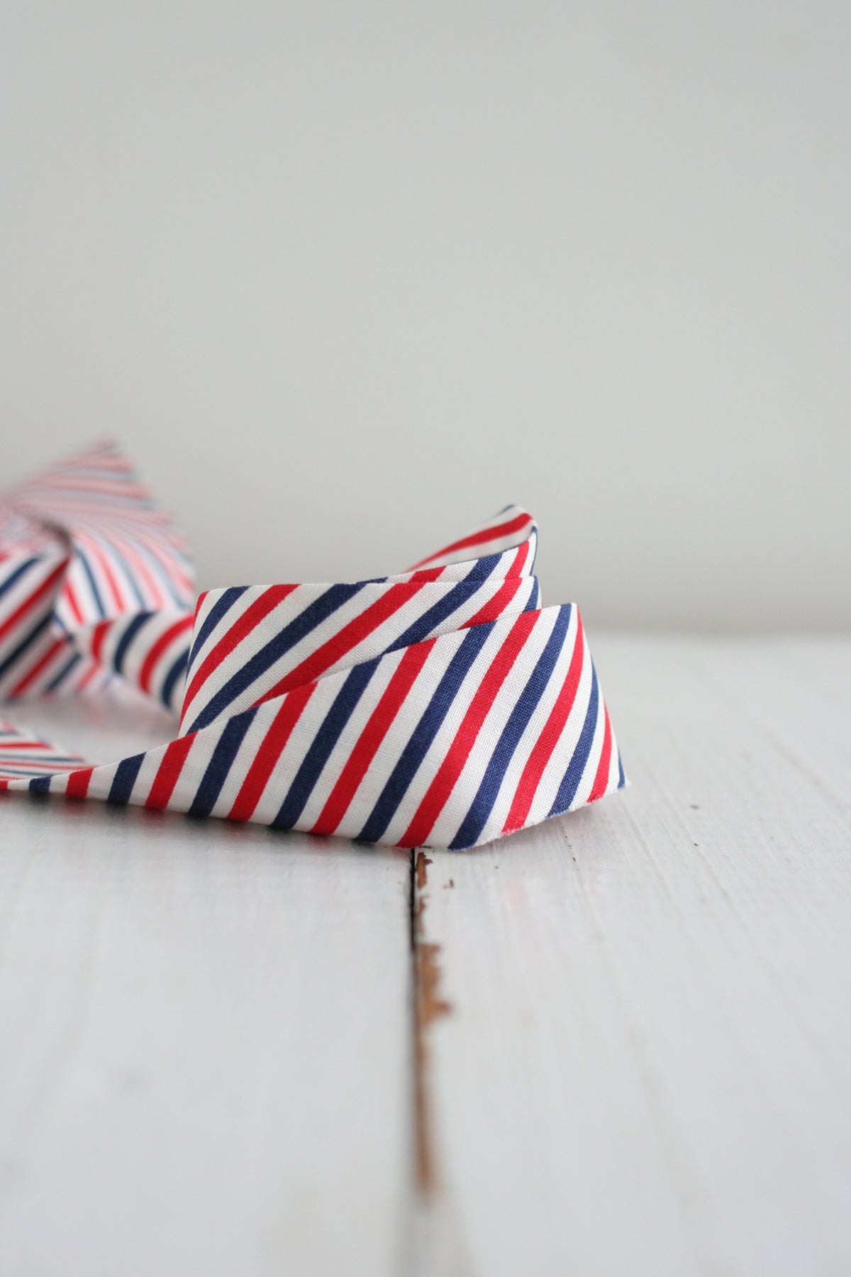 Navy &amp; Red Stripe