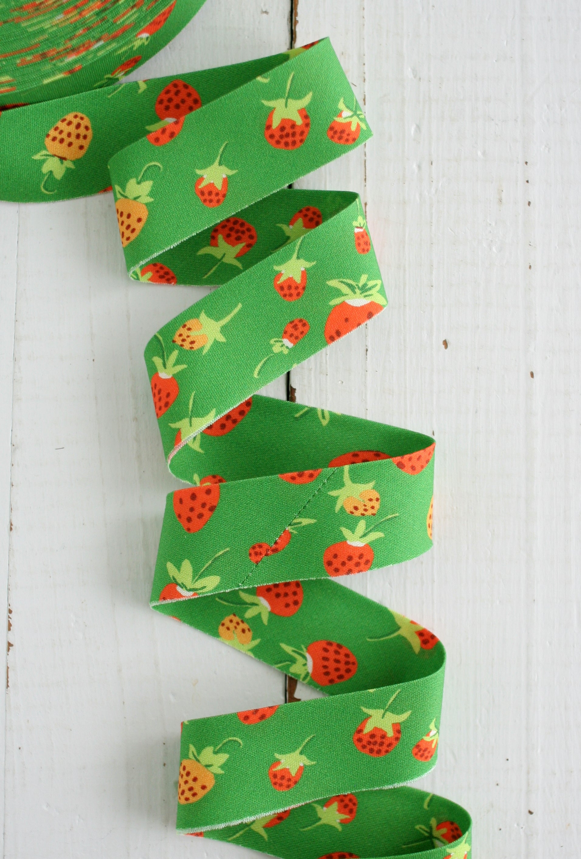 Strawberries in Green - Heather Ross