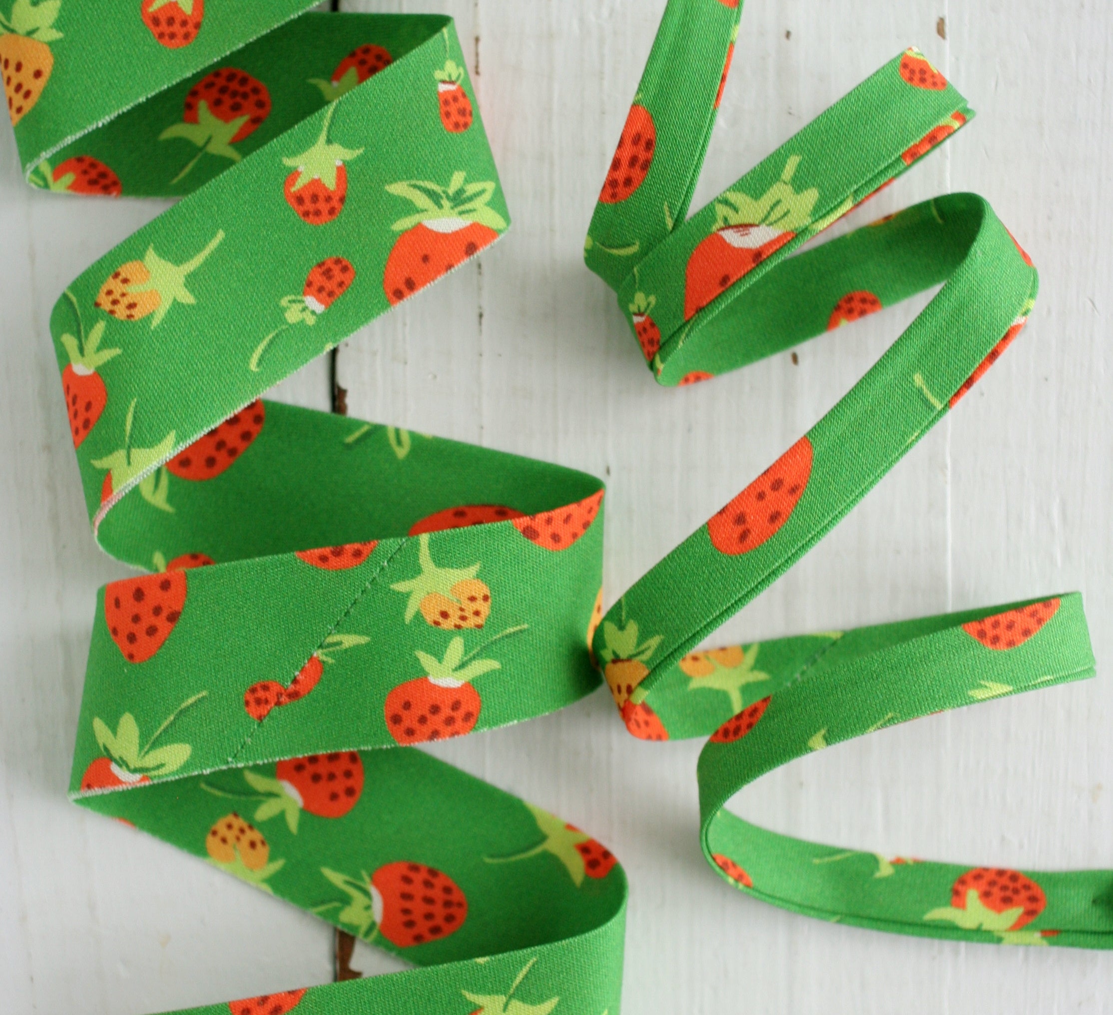 Strawberries in Green - Heather Ross