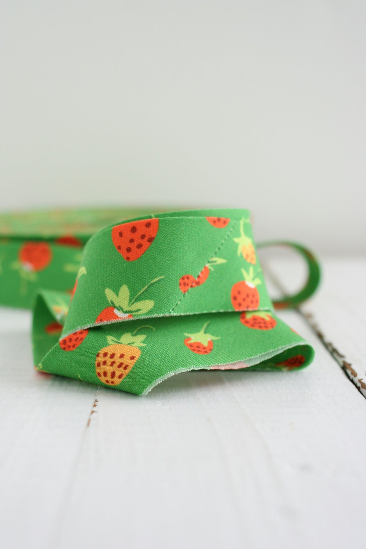 Strawberries in Green - Heather Ross