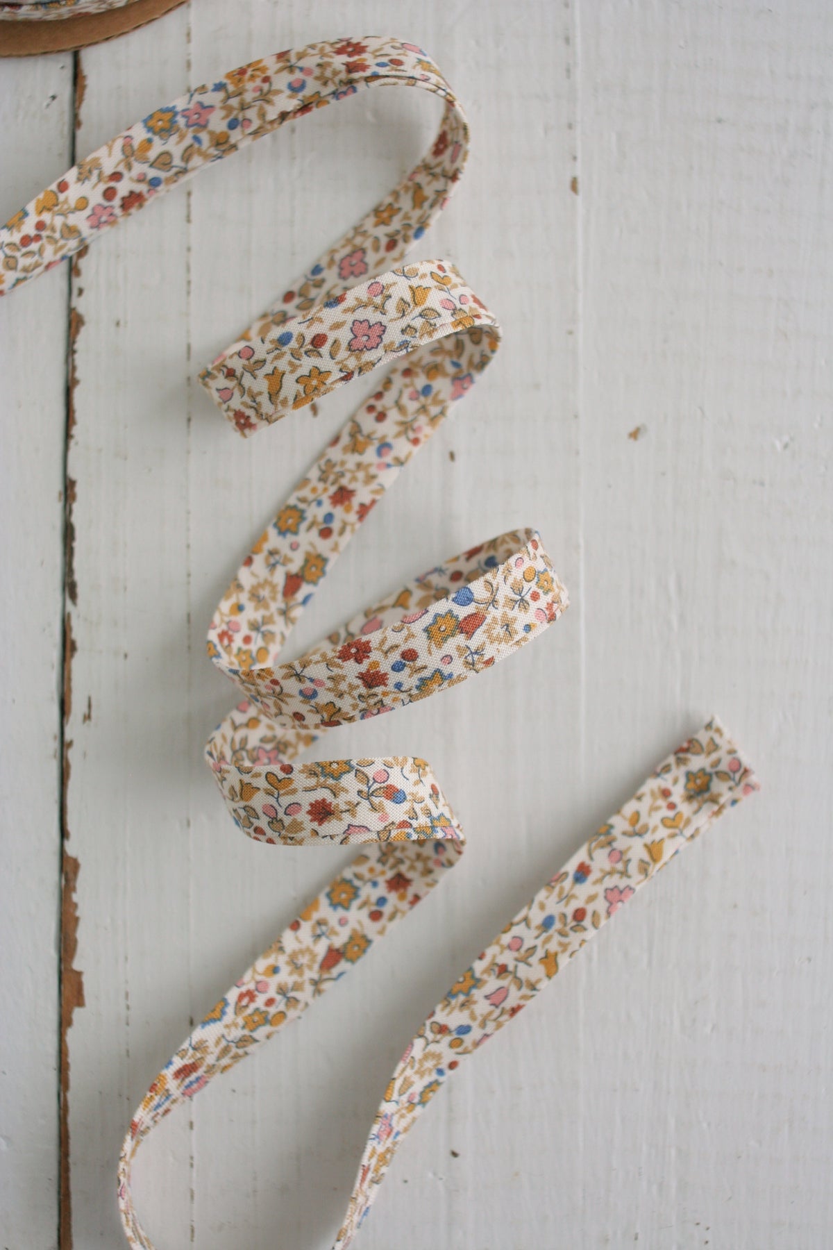BULK SALE Liberty Denim Florals Posy 30 Yard Spool