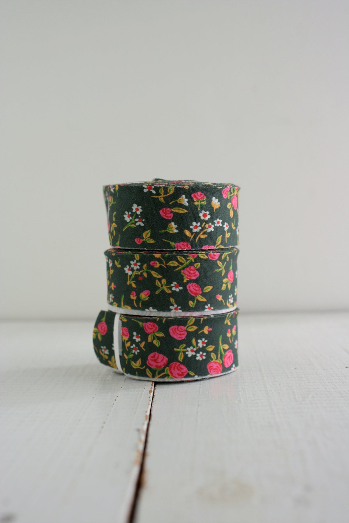 SALE Mousy Floral Pasture (Dark Green) 8 Yards