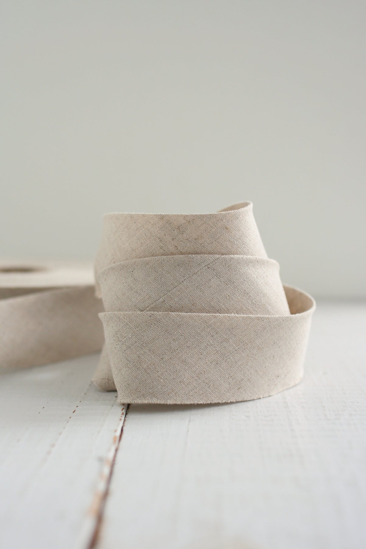 Linen Rivet Binding Natural Linen Bias Tape & Quilt Binding - Bessie Pearl Binding Co.