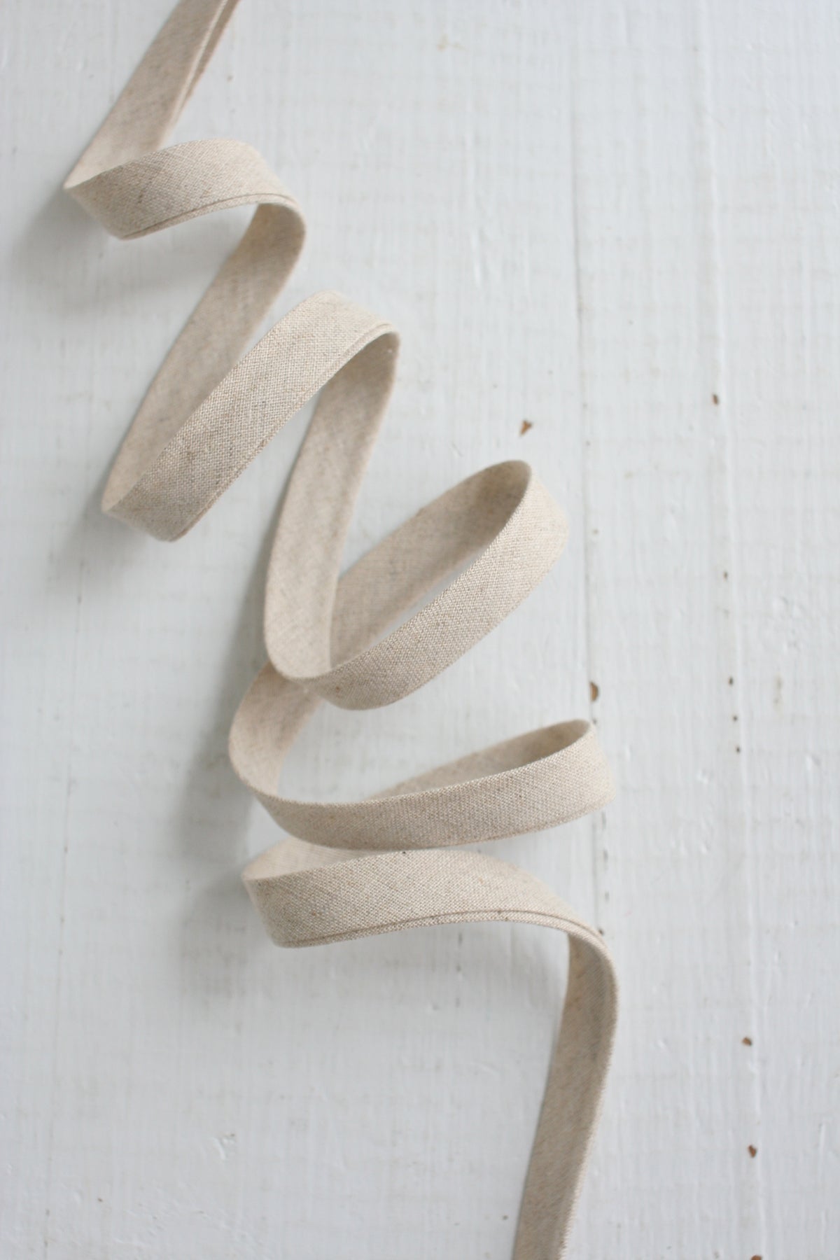 Linen Rivet Binding Natural Linen Bias Tape & Quilt Binding - Bessie Pearl Binding Co.