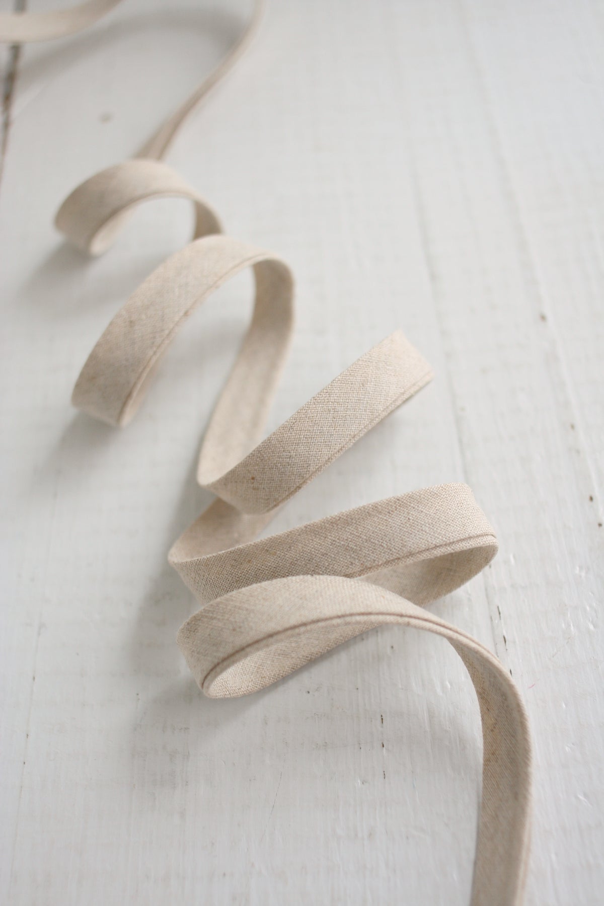 Linen Rivet Binding Natural Linen Bias Tape & Quilt Binding - Bessie Pearl Binding Co.