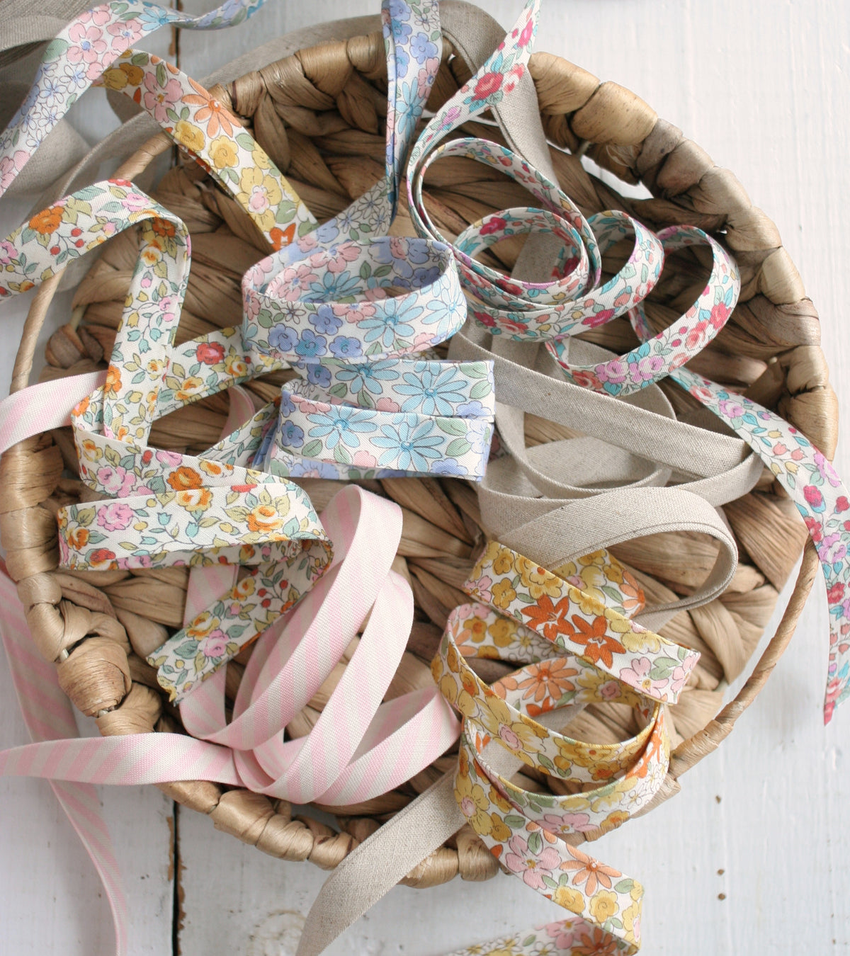 Natural Linen Bias Tape & Quilt Binding