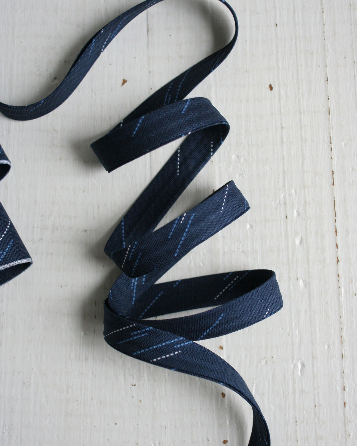 Navy Rain Bias Tape Bias Quilt Binding