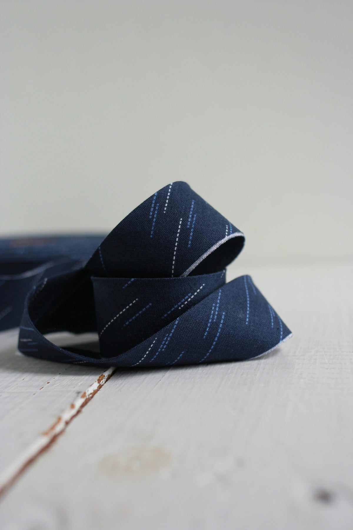 Navy Rain Bias Tape Bias Quilt Binding