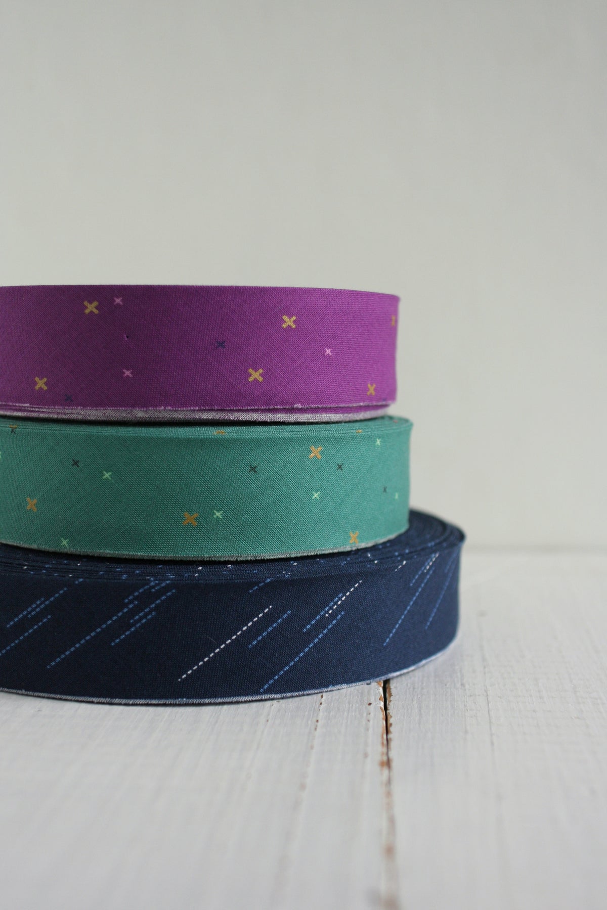 Eggplant Sparkler Bias Quilt Binding