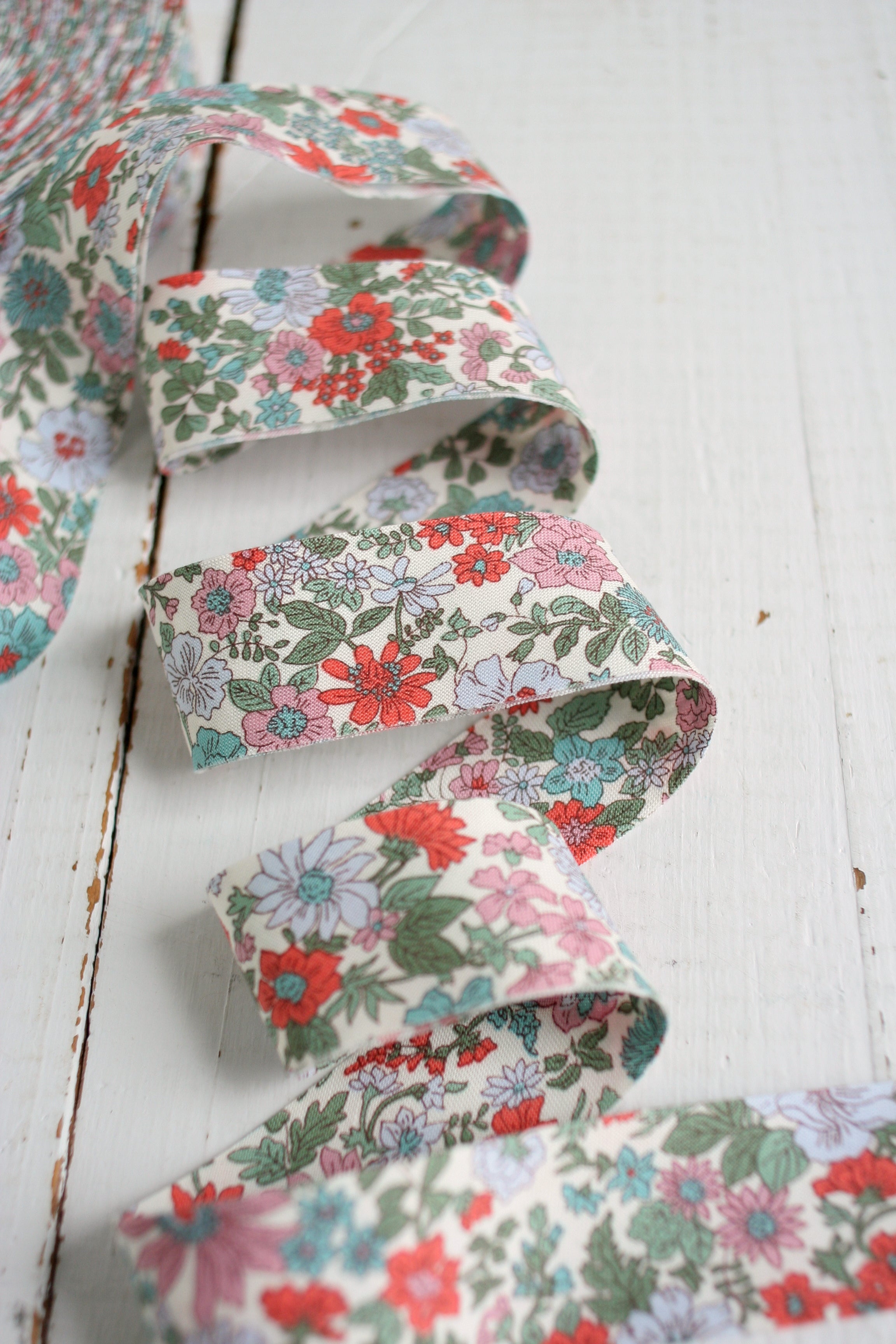 Liberty Annabell C Bias Tape & Quilt Binding, 100% Cotton