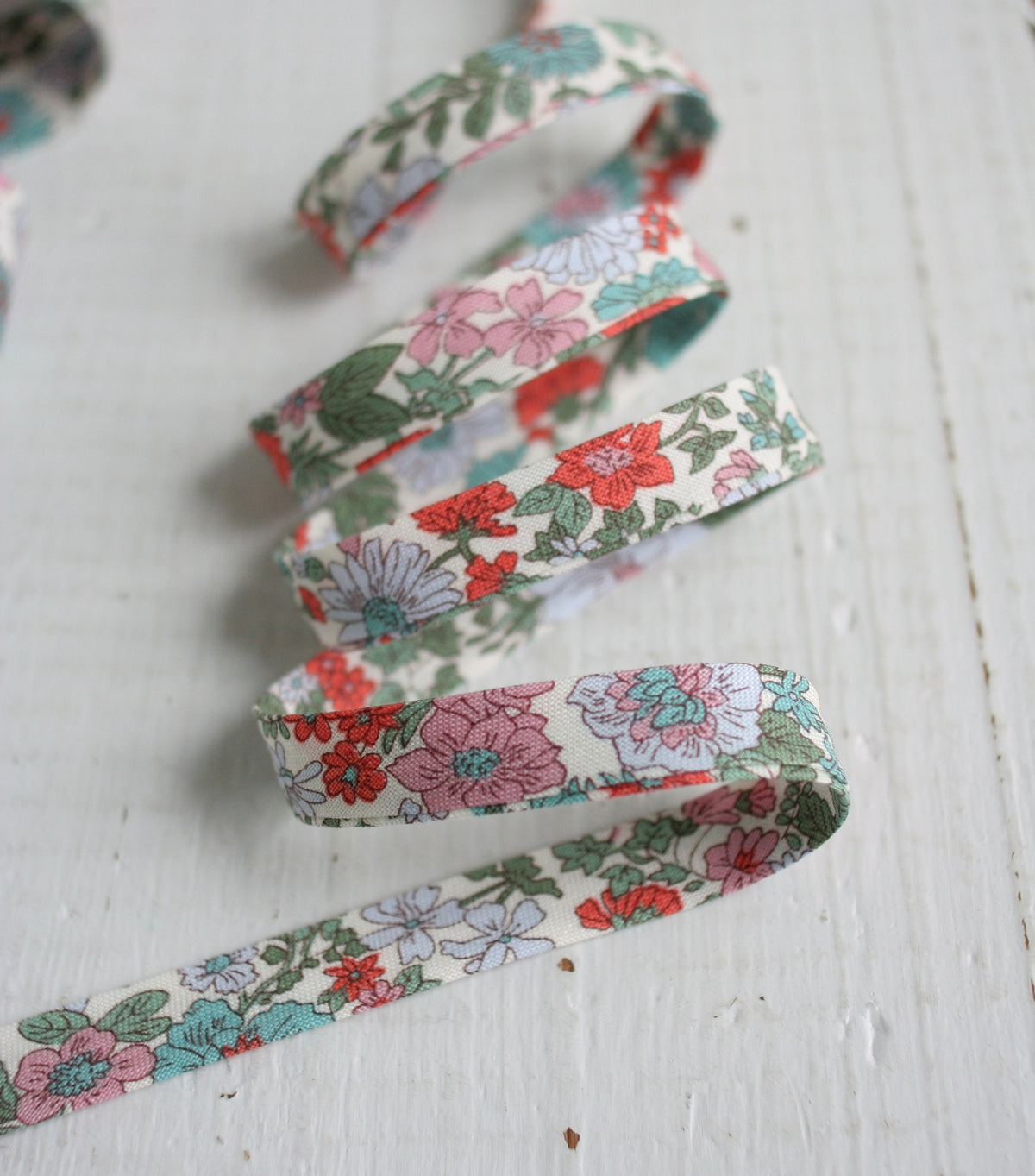 Liberty Annabell C Bias Tape & Quilt Binding, 100% Cotton