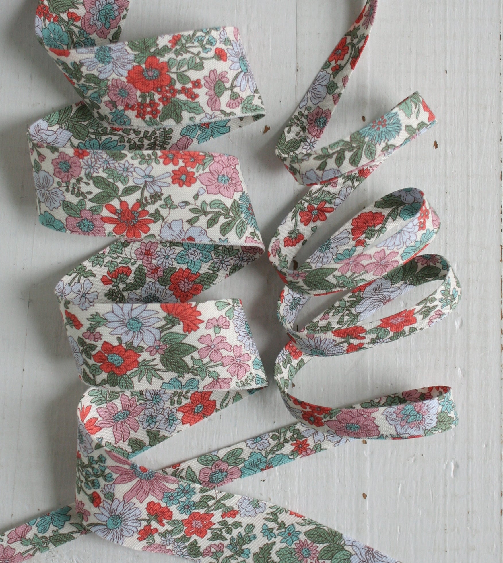 Liberty Annabell C Bias Tape & Quilt Binding, 100% Cotton