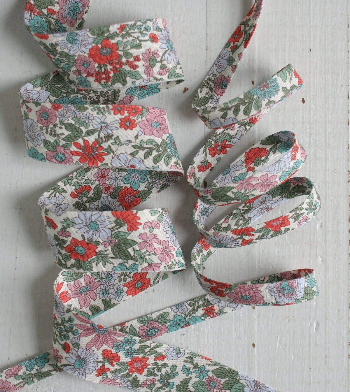 Liberty Annabell C Bias Tape & Quilt Binding, 100% Cotton