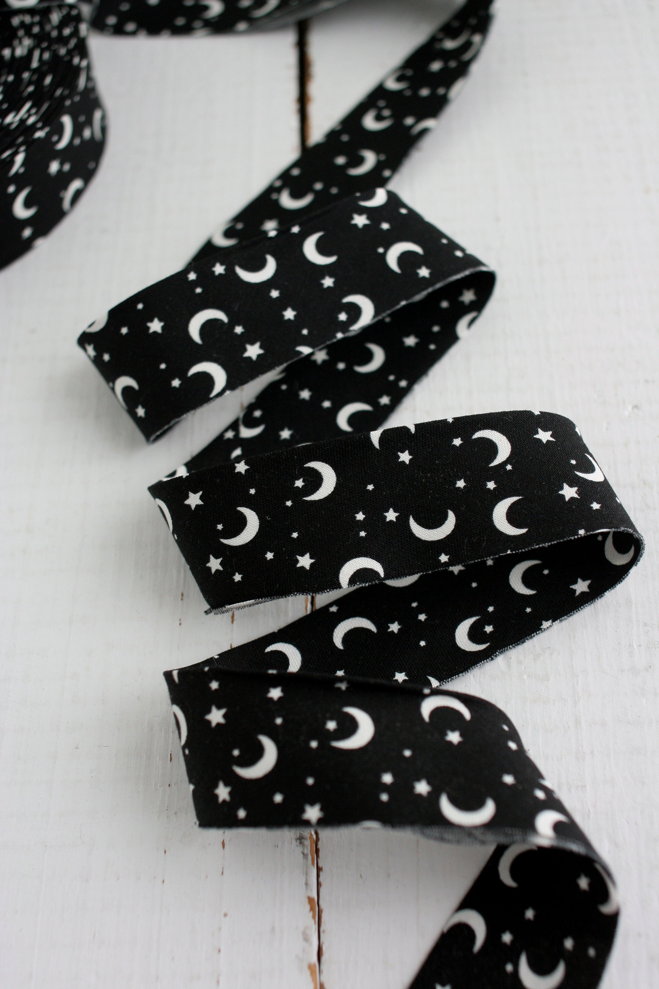 Moon & Stars Bias Tape Bias Quilt Binding